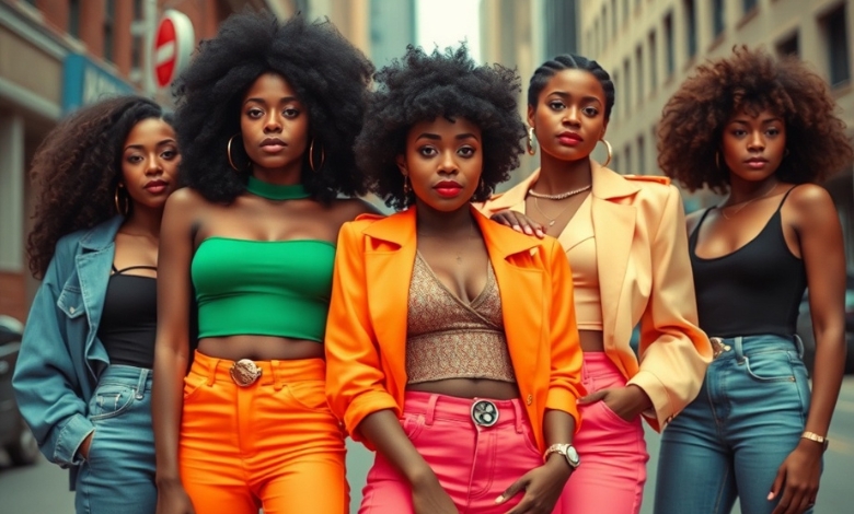 80s fashion black women