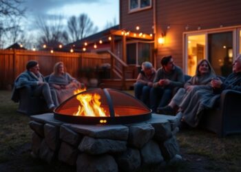 fire pit heat deflector