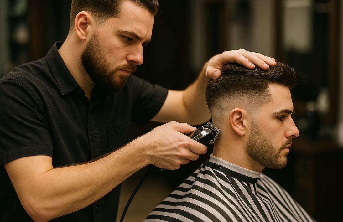 taper fade haircut style