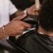 Mid Taper Fade Black Male Clean, Sharp, Modern