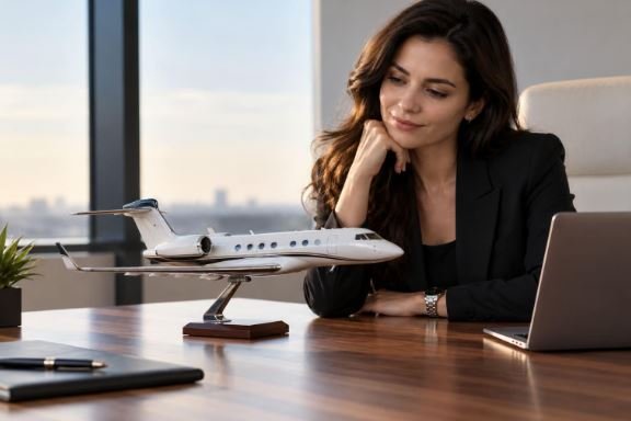 The Private Jet Owners Who Keep a Piece of the Sky on Their Desk
